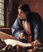 The Geographer (detail) jug VERMEER VAN DELFT, Jan